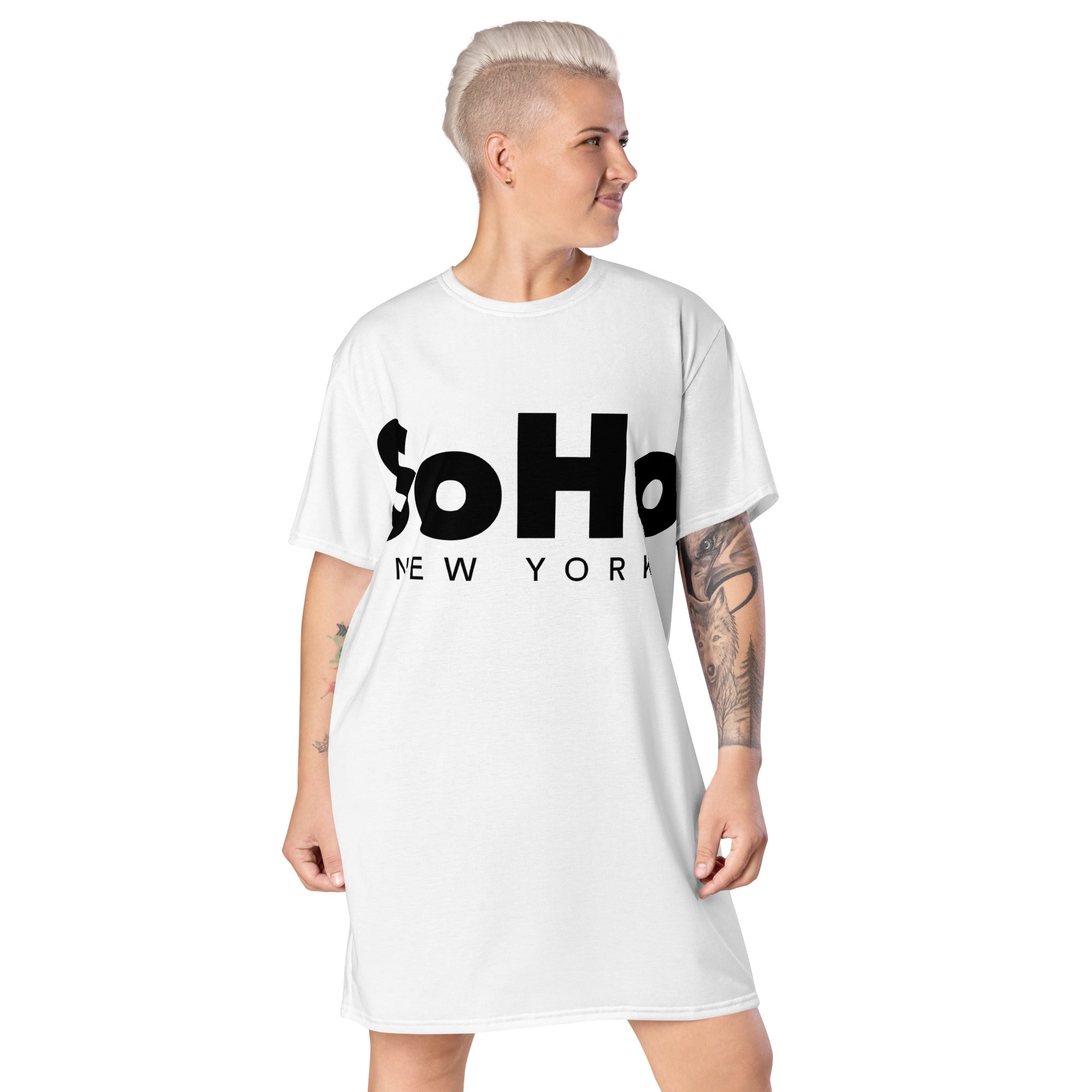 Oversized white t shirt dress hotsell